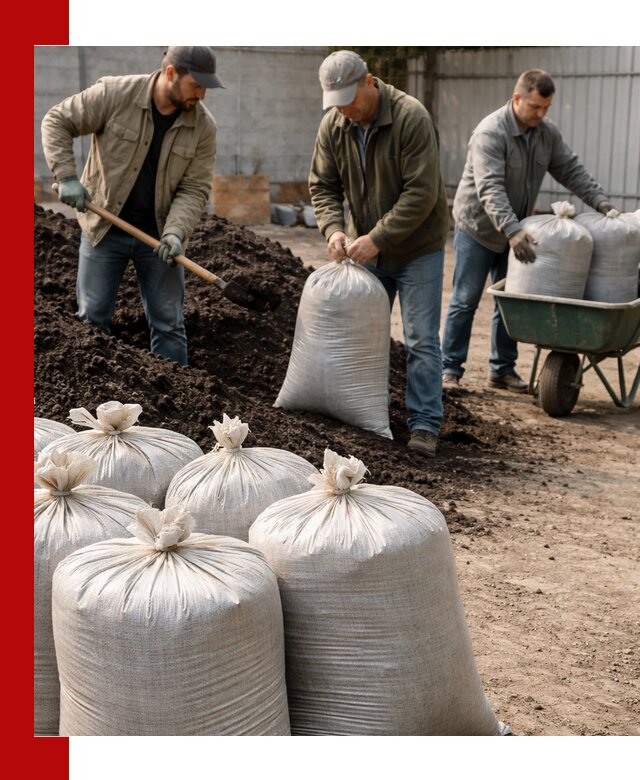 Купить чернозем в мешках с доставкой в Лысьве