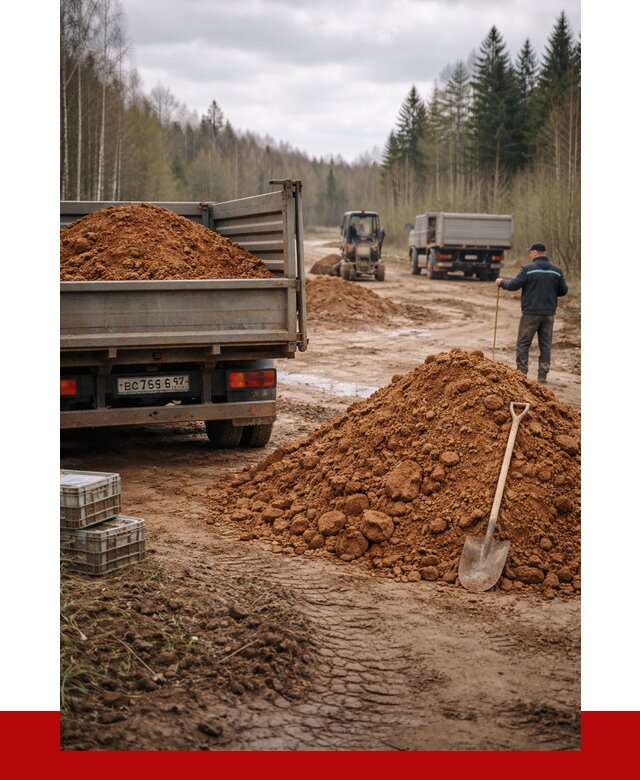 Глина и суглинки в Лысьве от 4616 р. за куб | ПРОНЕРУДЛсь