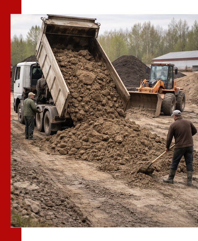 Доставка глин и суглинков в Лысьве оптом и вкрай