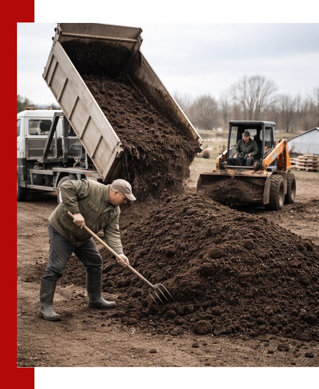 Доставка и продажа перегноя в Лысьве быстро и дешево
