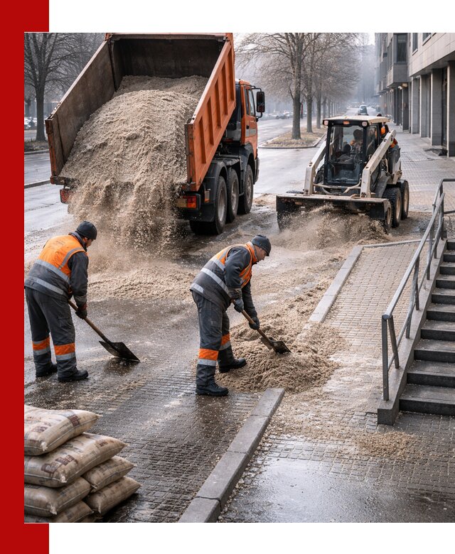 Поставка противогололедных материалов в Лысьве
