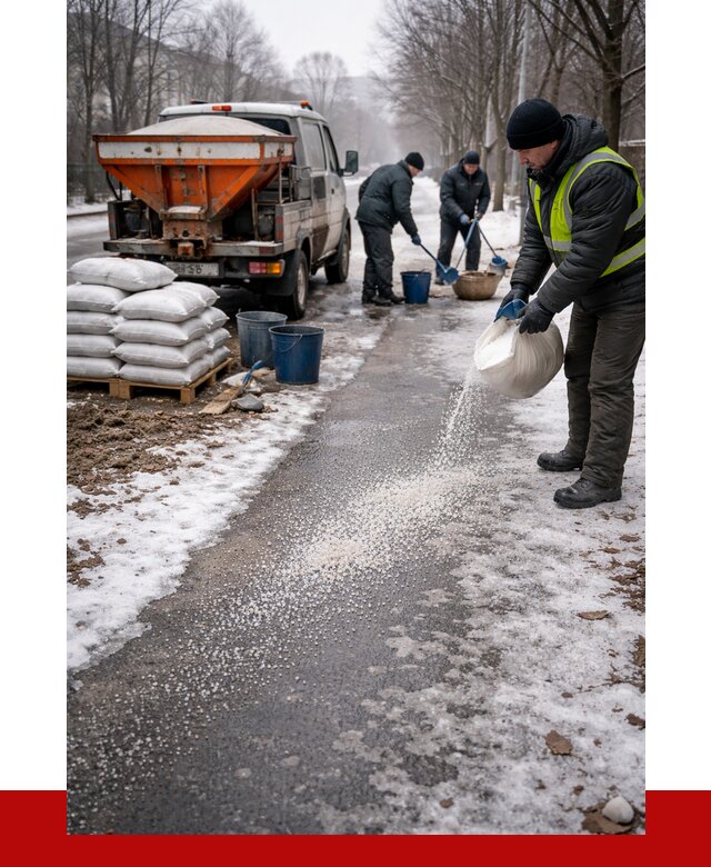 Реагент против гололеда в Лысьве с доставкой от 4616 р. | ПРОНЕРУДЛсь
