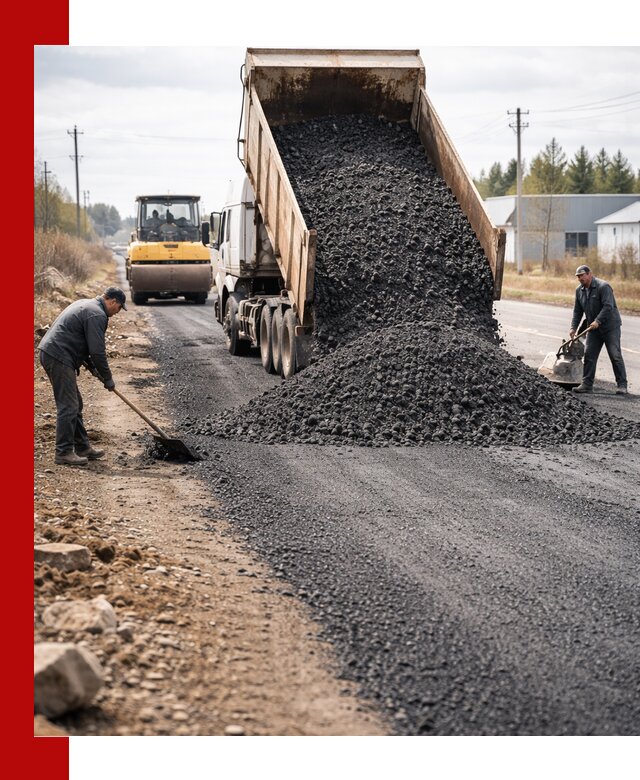 Асфальтовая крошка для дорог в Лысьве — поставка и доставка