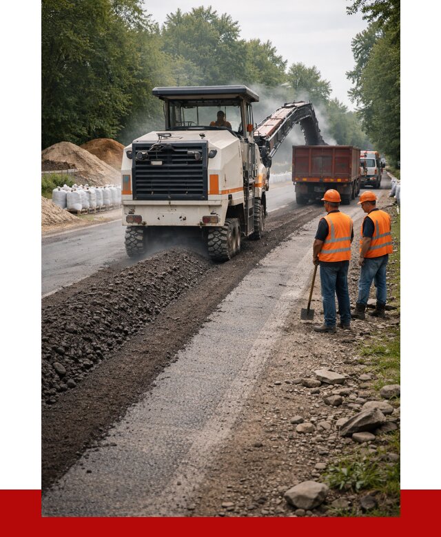 Фрезерованный асфальт в Лысьве от 2257 р./куб. | ПРОНЕРУДЛсь