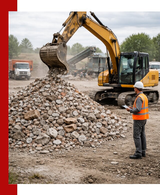 Доставка и вывоз строительного боя в Лысьве