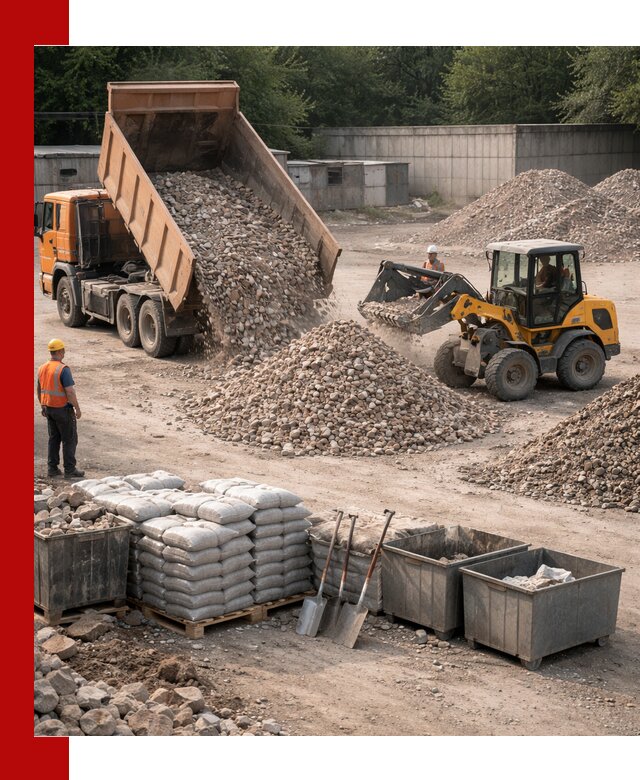 Вторичные материалы для отсыпки в Лысьве — поставка и доставка