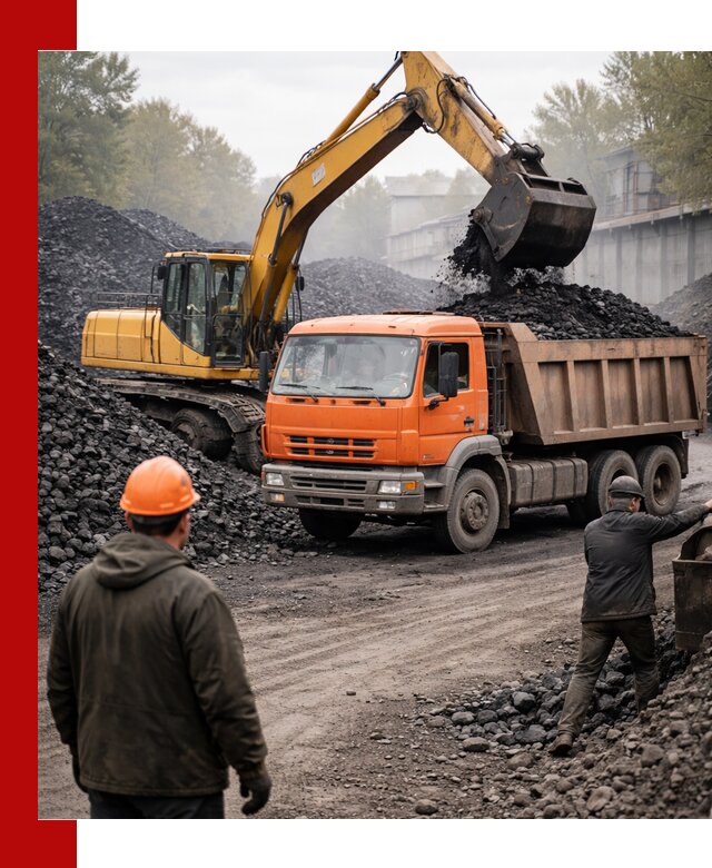 Доставка угля автотранспортом в Лысьве быстро и выгодно