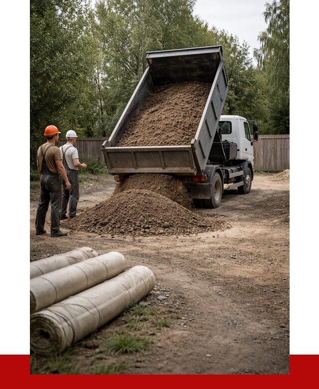 Доставка сыпучих материалов самосвалом в Лысьву от 4308 р. | ПРОНЕРУДЛсь