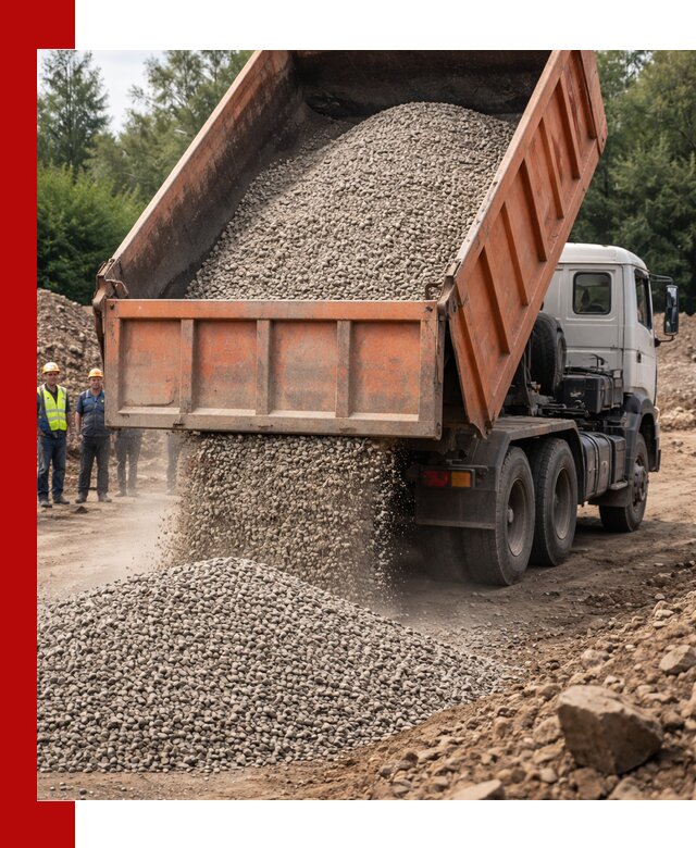 Доставка сыпучих материалов самосвалом в Лысьве быстро и надежно