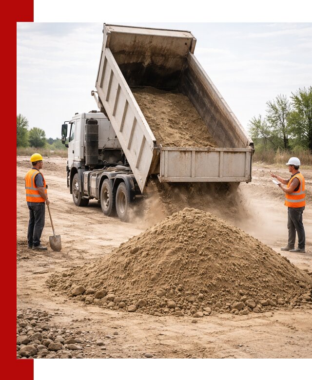 Доставка самосвалом 15 кубов в Лысьве за город и по городу