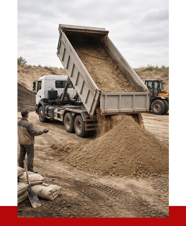 Доставка самосвалом 20 кубов в Лысьве от 7693 р. | ПРОНЕРУДЛсь