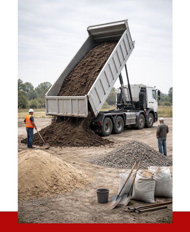 Доставка самосвалом 30 кубов в Лысьве от 8718 р. | ПРОНЕРУДЛсь