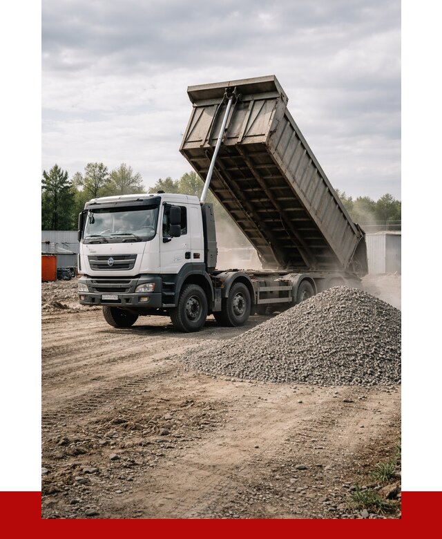 Доставка самосвалом 40 кубов в Лысьве от 9231 р. | ПРОНЕРУДЛсь