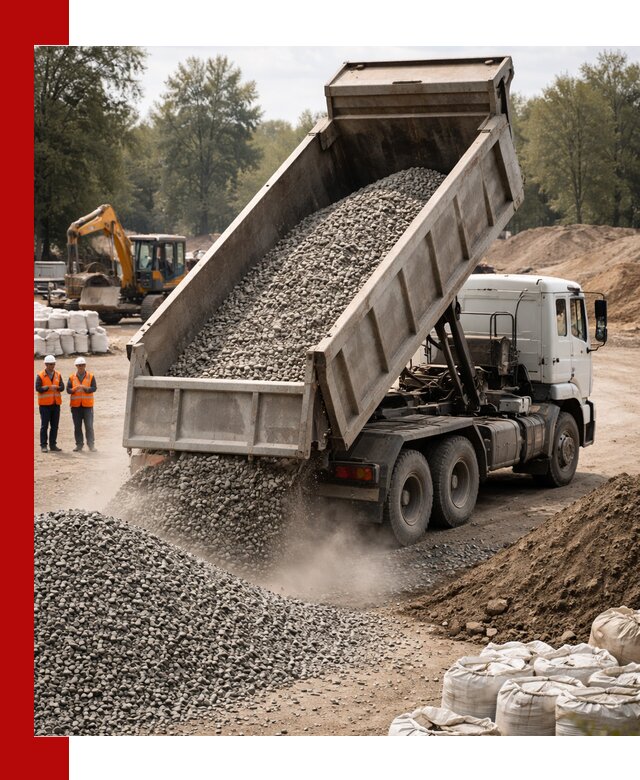 Аренда самосвала в Лысьве для доставки сыпучих и нерудных материалов