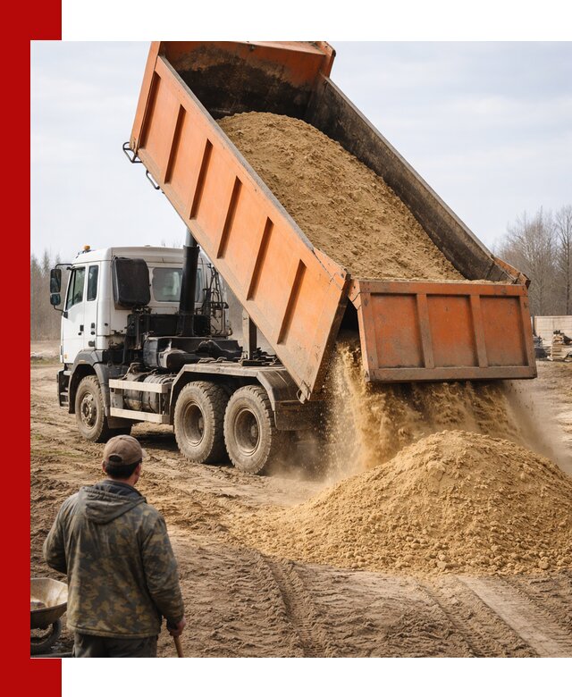 Аренда самосвала 20 тонн для перевозки грузов в Лысьве
