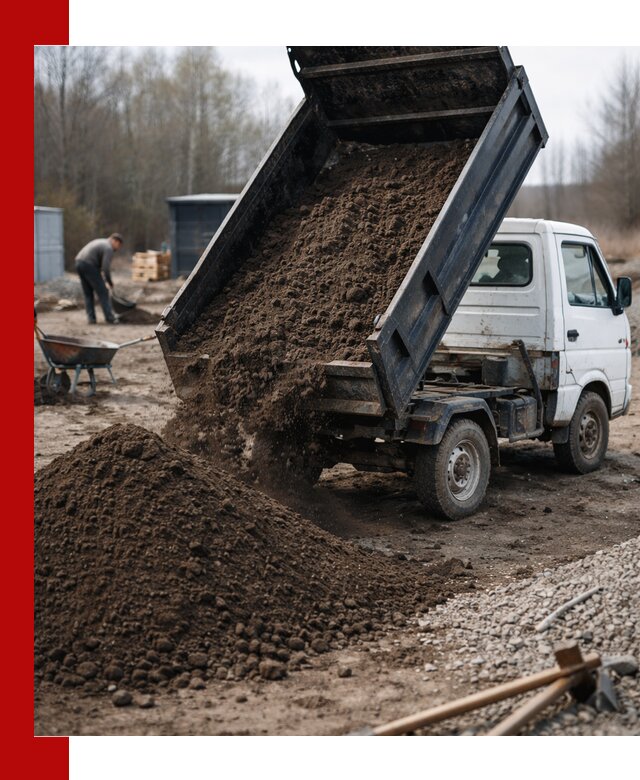 Аренда минисамосвала в Лысьве для доставки сыпучих материалов