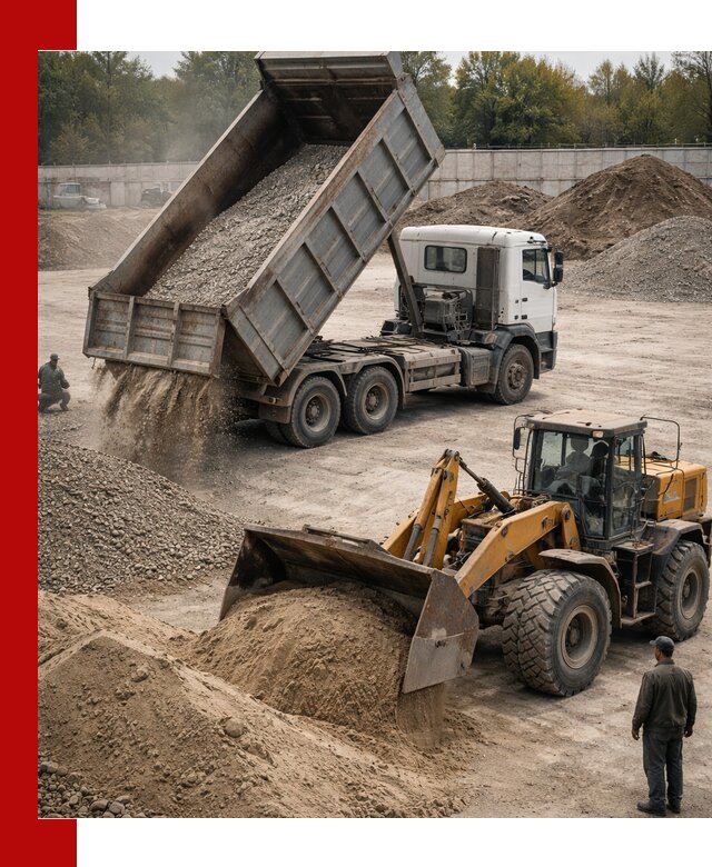 Перевозка сыпучих грузов самосвалами и бортовыми в Лысьве