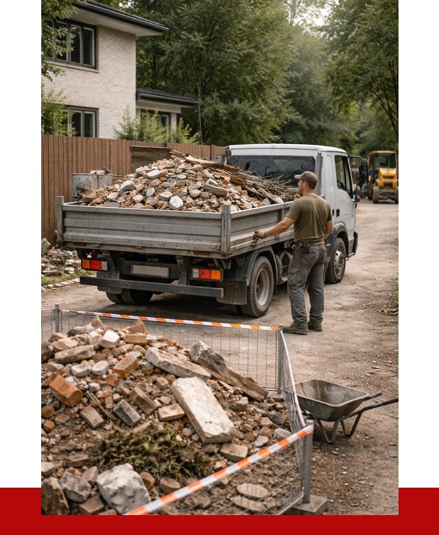 Вывоз строительного мусора с погрузкой в Лысьве от 7693 р | ПРОНЕРУДЛсь