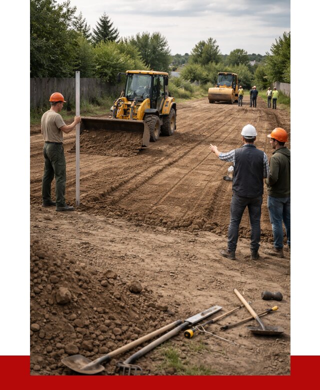 Планировка участка грунтом в Лысьве от 4616 р ПРОНЕРУДЛсь