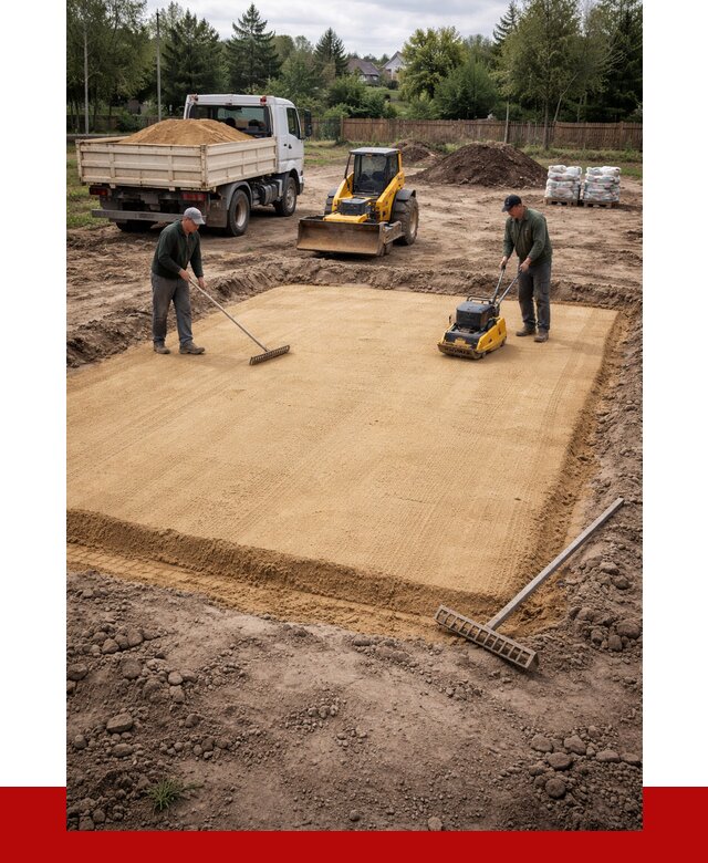 Устройство песчаной подушки в Лысьве от 4616 р. ПРОНЕРУДЛсь