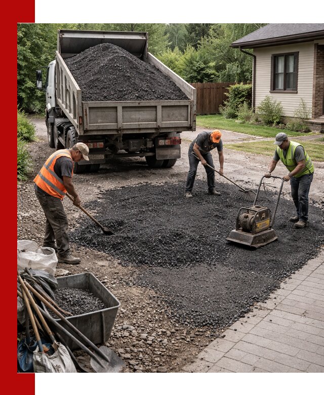 Асфальтовая крошка для двора с доставкой в Лысьве